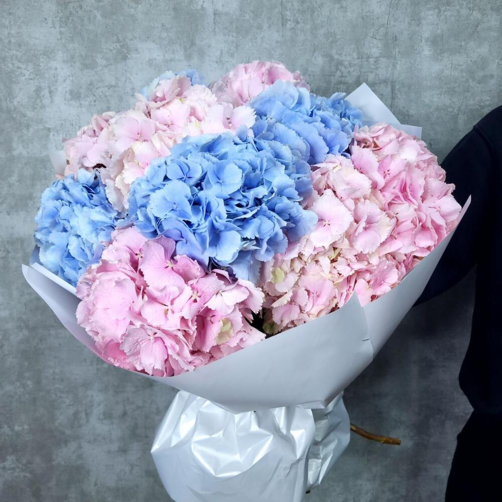 Сахарная вата XL букет из гортензий Сахарная вата XL букет из гортензий